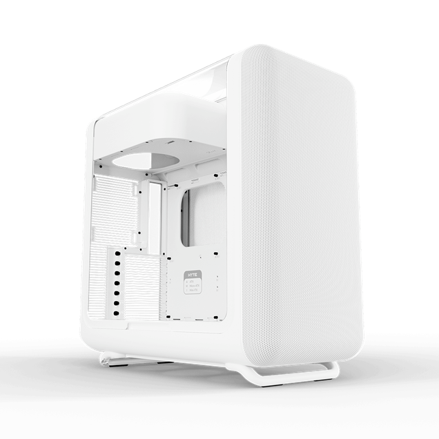 HYTE X50 Snow White Mid Tower Gaming Case - White 